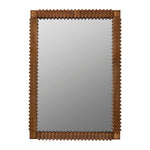 Rift Wood Framed Rectangular Wall Mirror - LOOMLAN - Wall Mirrors