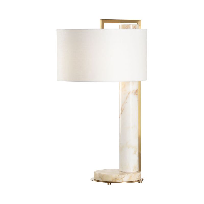 Rimini Calacatta Gold Marble Design Table Lamp - LOOMLAN - Wildwood - Table Lamps