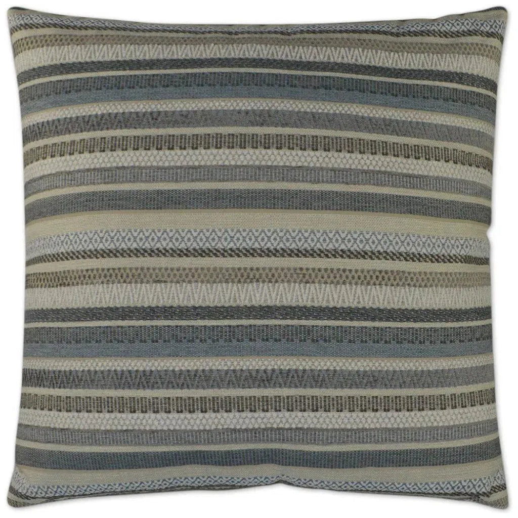 Rimini Grey Grey Throw Pillow With Insert - LOOMLAN - D.V. Kap - Throw Pillows