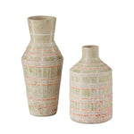 Riso Unique Textured Vase (Set Of 2) - LOOMLAN - Currey & Co - Vases & Jars