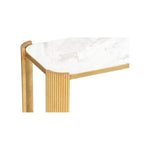 Rockefeller Gold Painted Iron Framed Console Table - LOOMLAN - Chelsea House - Console Tables