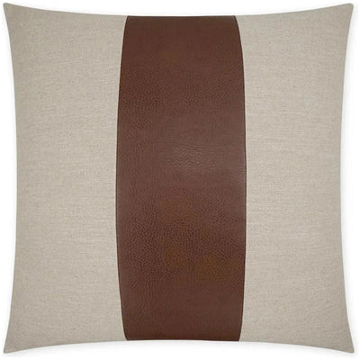 Rodeo Band Saddle Band Tan Brown Large Throw Pillow - LOOMLAN - D.V. Kap - Throw Pillows