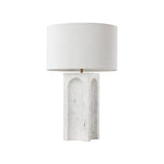 Rohe Table Lamp With Handcrafted Marble Base - LOOMLAN - SUNPAN - Table Lamps