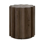 Roma Reclaimed Drum End Table Solid Wood - LOOMLAN - Essentials For Living - Side Tables