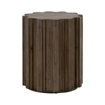 Roma Reclaimed Drum End Table Solid Wood - LOOMLAN - Essentials For Living - Side Tables