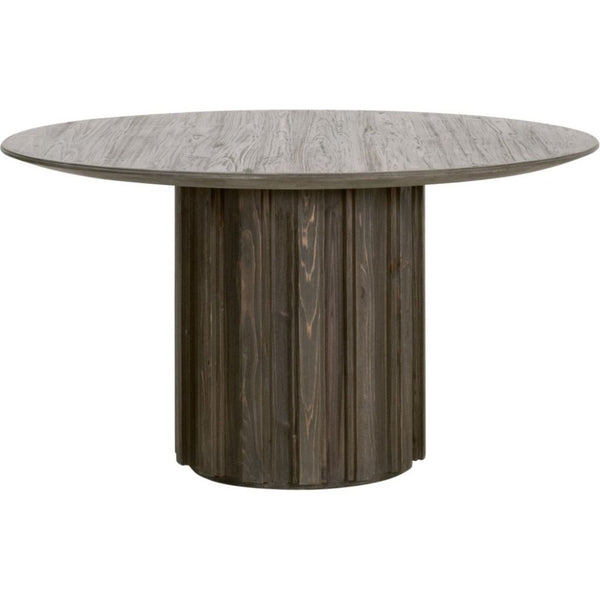 Roma Wooden Round Dining Table - LOOMLAN - Essentials For Living - Outdoor Dining Tables