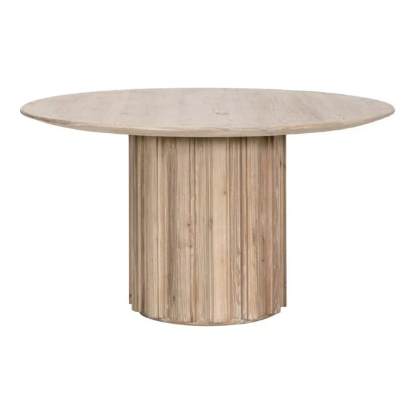 Roma 54" Round Dining Table for 6