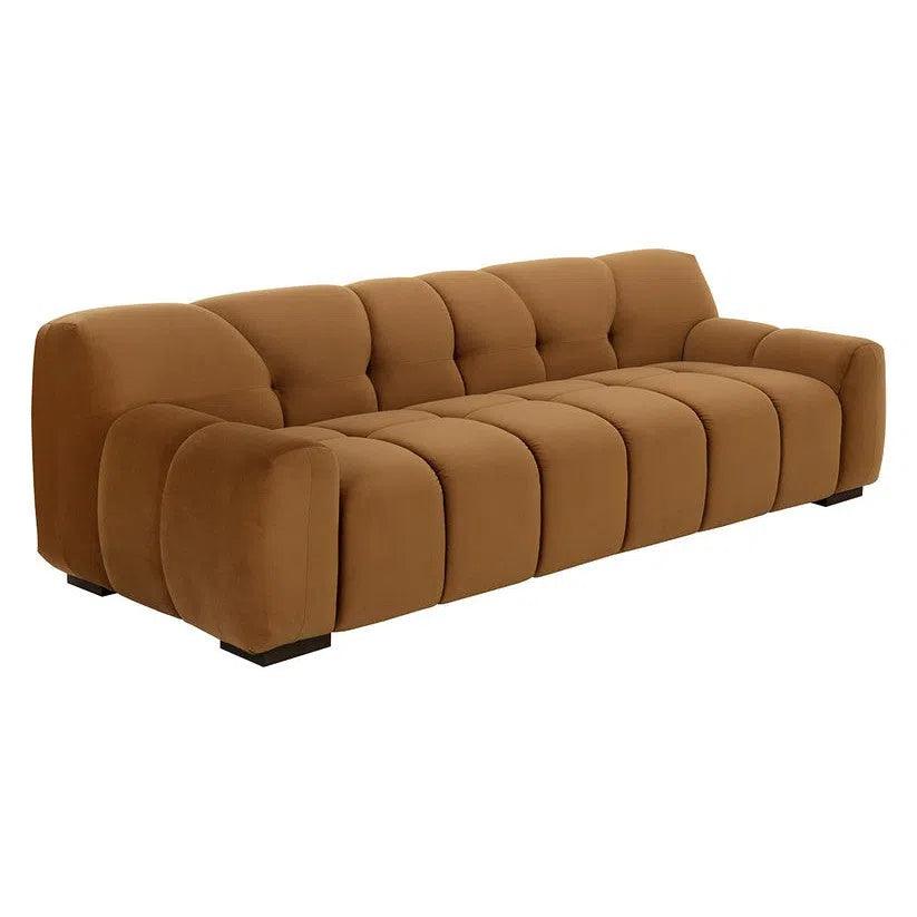 Romy Sofa Meg Gold - Plush Comfort With - LOOMLAN - SUNPAN - Sofas & Loveseats