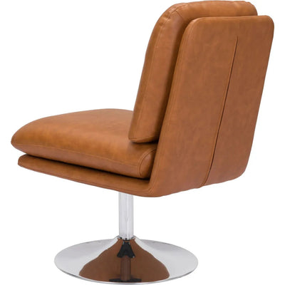 Rory Accent Chair Brown - LOOMLAN - Zuo Modern - Office Chairs