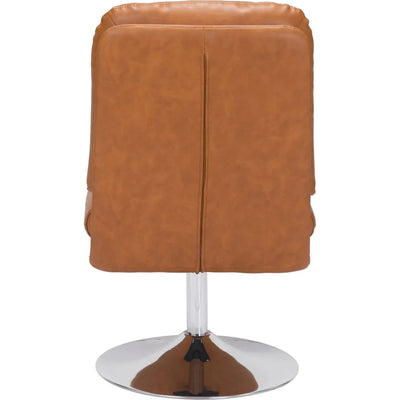 Rory Accent Chair Brown - LOOMLAN - Zuo Modern - Office Chairs