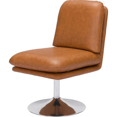 Rory Accent Chair Brown - LOOMLAN - Zuo Modern - Office Chairs