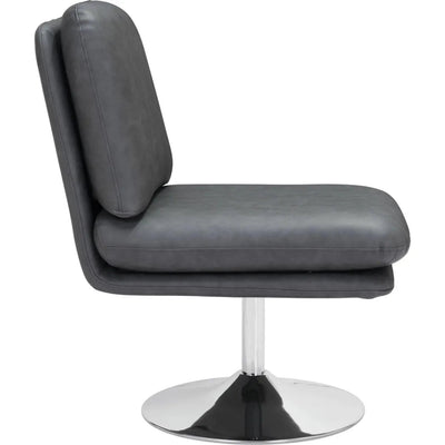 Rory Accent Chair Gray - LOOMLAN - Zuo Modern - Office Chairs