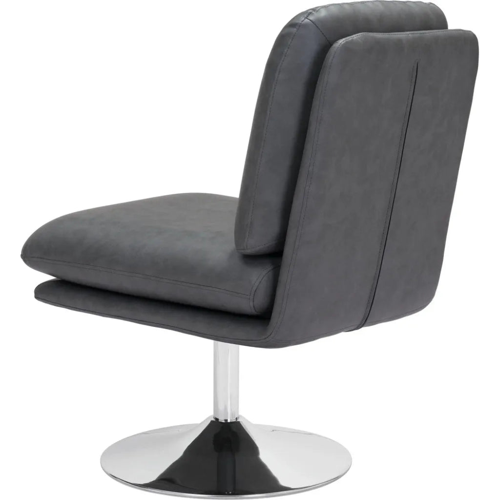 Rory Accent Chair Gray - LOOMLAN - Zuo Modern - Office Chairs