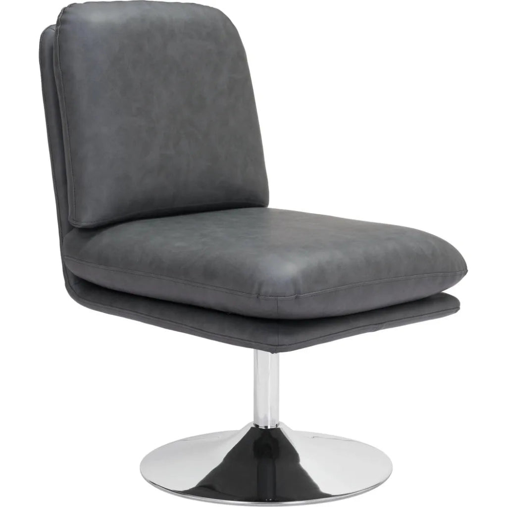 Rory Accent Chair Gray - LOOMLAN - Zuo Modern - Office Chairs