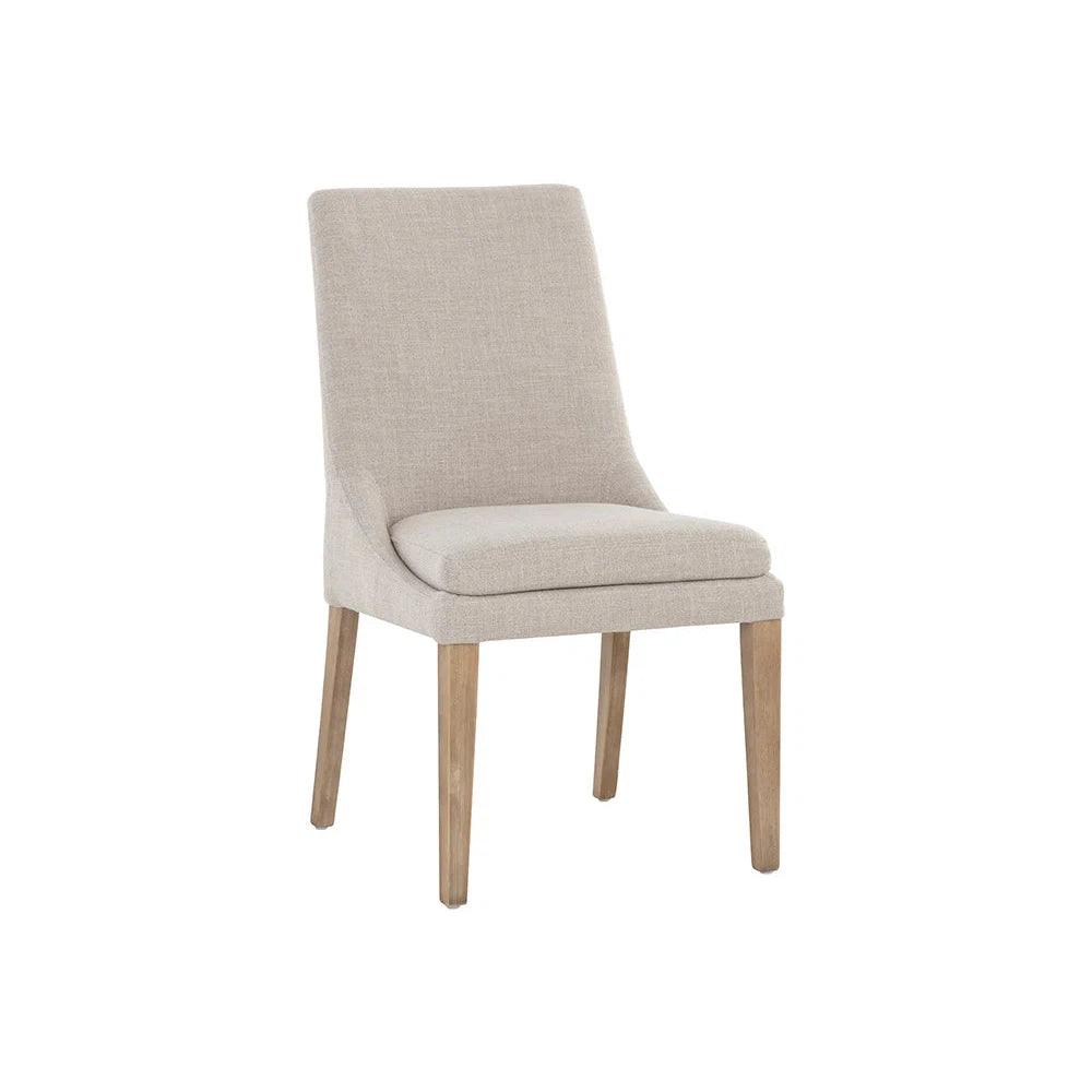 Rosine Dining Chair - Classic , Light Brown Legs - LOOMLAN - SUNPAN - Dining Chairs