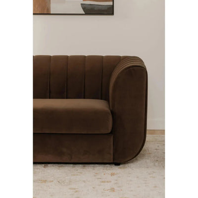 Rosy Performance Fabric Sofa - LOOMLAN - Moe's Home - Sofas & Loveseats