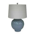 Round Ceramic Made Table Lamp - LOOMLAN - Wildwood - Table Lamps