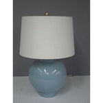 Round Ceramic Made Table Lamp - LOOMLAN - Wildwood - Table Lamps