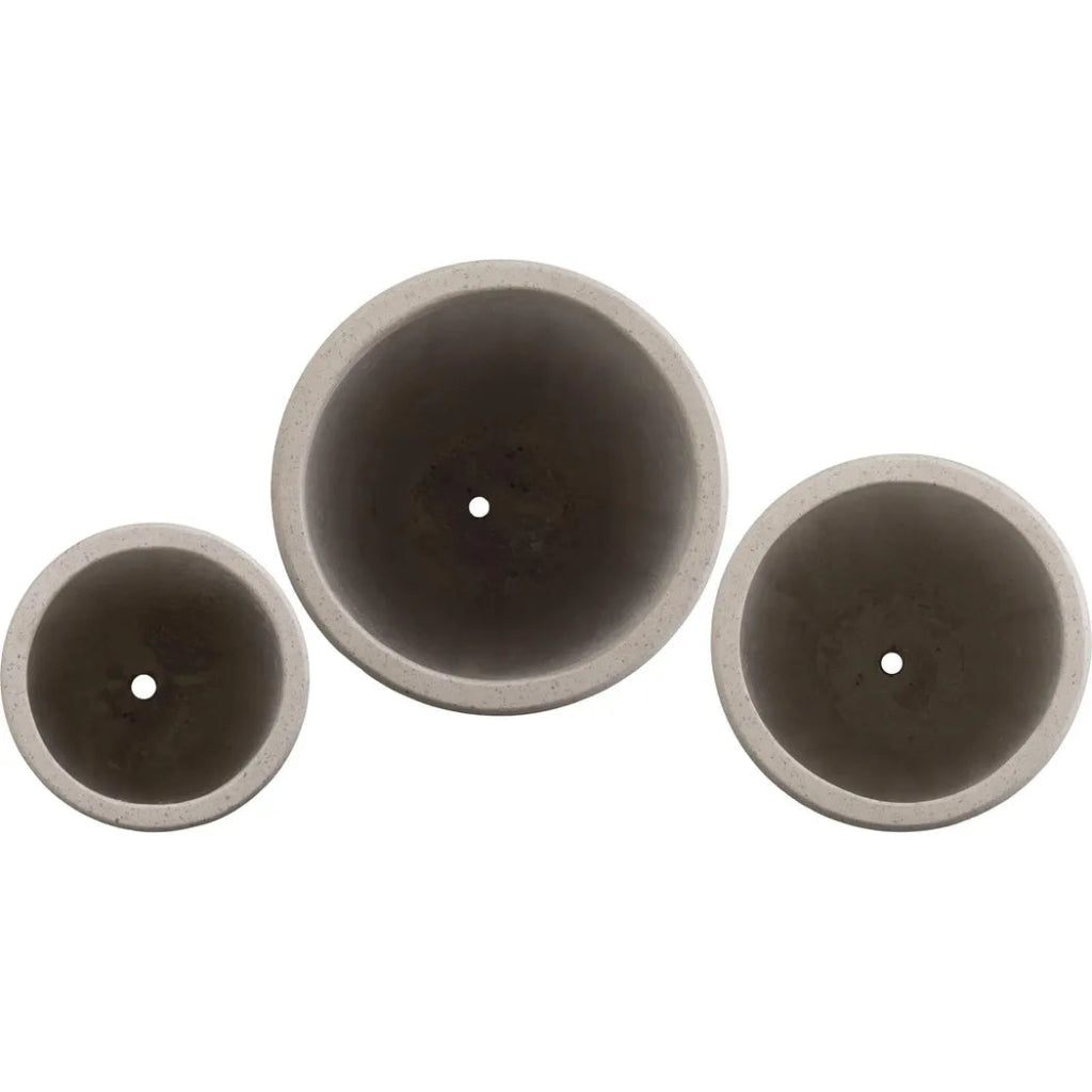 Round Lip Terrazzo Planter - LOOMLAN - Planters