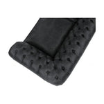 Roxy Black Chesterfield Leather Sofa Made to Order - LOOMLAN - Uptown Sebastian - Sofas & Loveseats