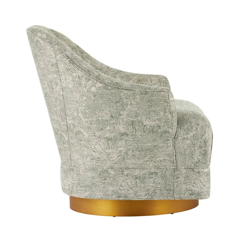 Inga Swivel Chair, Cindaria Celadon