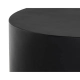 Rubin Concrete Outdoor Round Coffee Table - LOOMLAN - SUNPAN - Outdoor Coffee Tables