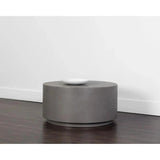 Rubin Concrete Outdoor Round Coffee Table - LOOMLAN - SUNPAN - Outdoor Coffee Tables