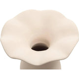 Ruffle 16In Terracotta Beige Descorative Vessel - LOOMLAN - Moe's Home - Vases & Jars