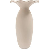 Ruffle 16In Terracotta Beige Descorative Vessel - LOOMLAN - Moe's Home - Vases & Jars