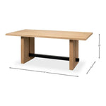 Russell Dining Table - LOOMLAN - Sarreid - Dining Tables