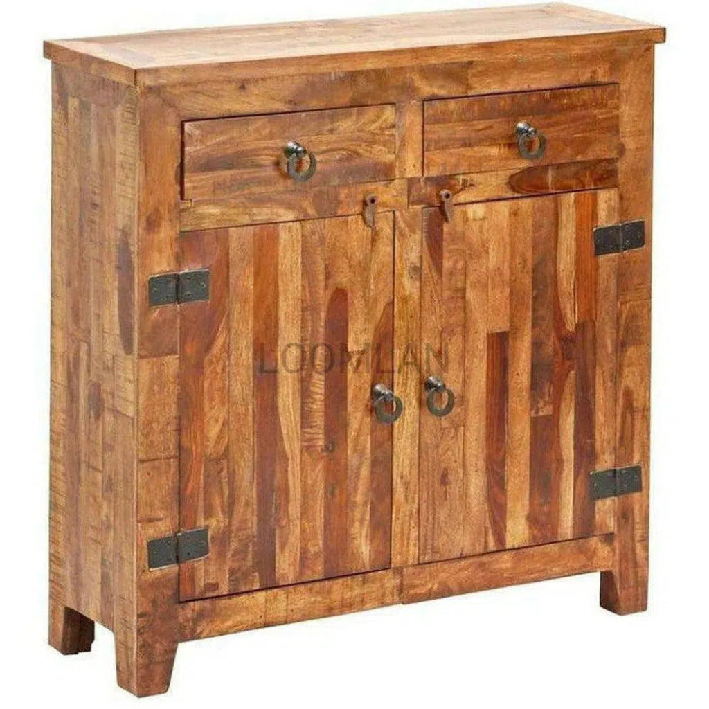 Rustic Reclaimed Wood Accent Cabinet - LOOMLAN - LOOMLAN - Accent Cabinets