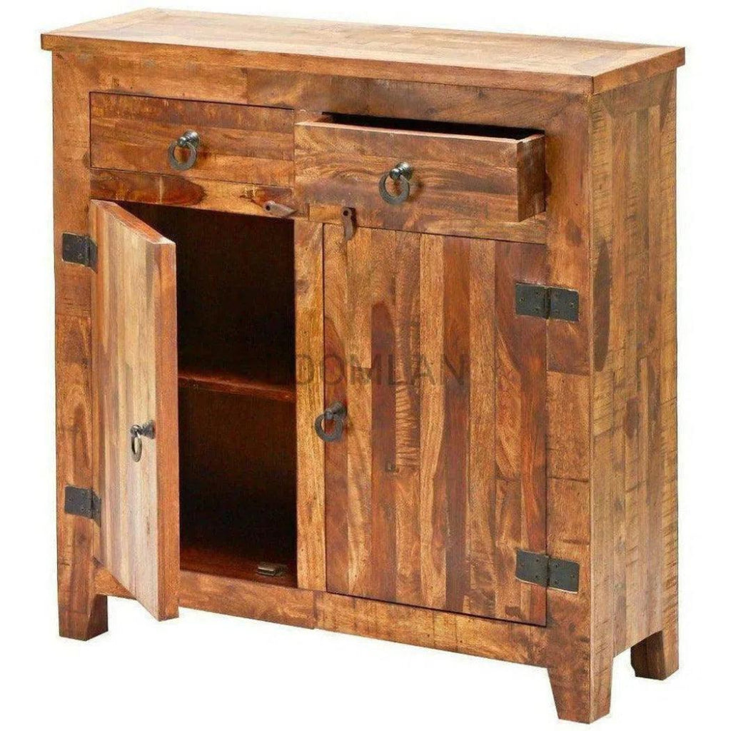 Rustic Reclaimed Wood Accent Cabinet - LOOMLAN - LOOMLAN - Accent Cabinets