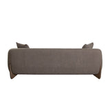 Ryder Toffee Polyester Fabric Modern Sofa - LOOMLAN - Diamond Sofa - Sofas & Loveseats