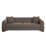 Ryder Toffee Polyester Fabric Modern Sofa - LOOMLAN - Diamond Sofa - Sofas & Loveseats