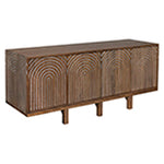 Ryder Wooden Brown Sideboard - LOOMLAN - Sideboards