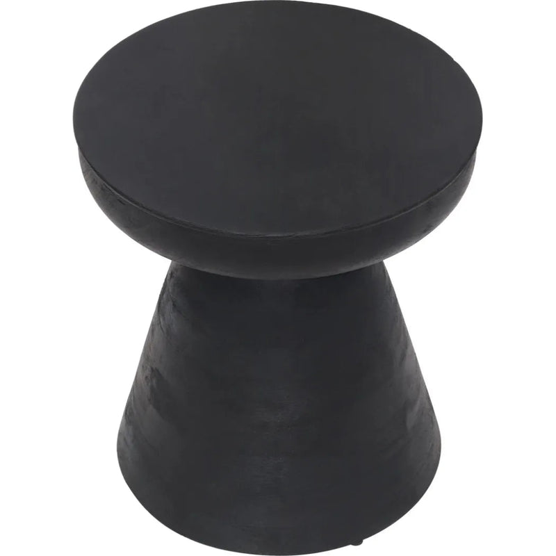 Sage Table Stool Matte Black - LOOMLAN - Zuo Modern - Side Tables