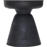 Sage Table Stool Matte Black - LOOMLAN - Zuo Modern - Side Tables