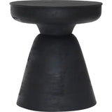 Sage Table Stool Matte Black - LOOMLAN - Zuo Modern - Side Tables