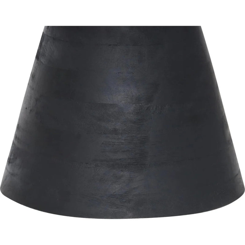 Sage Table Stool Matte Black - LOOMLAN - Zuo Modern - Side Tables