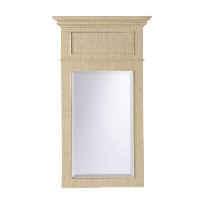 Saint Remy Cream Raffia Wall Mirror - LOOMLAN - Chelsea House - Wall Mirrors