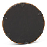 Samar Reclaimed Aluminum Round Mirror - LOOMLAN - Urbia - Wall Mirrors