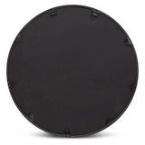 Samar Reclaimed Aluminum Round Mirror - LOOMLAN - Urbia - Wall Mirrors