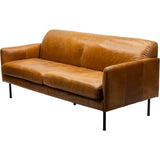 Samba Modern Style Leather Loveseat - LOOMLAN - Olivia + Quinn - Sofas & Loveseats
