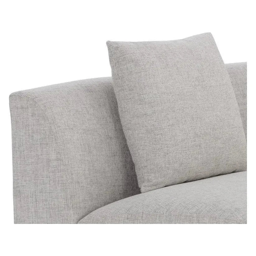 Sarasota Modular Sofa Rhapsody Greige Throw Pillows - LOOMLAN - SUNPAN - Modular Sofas