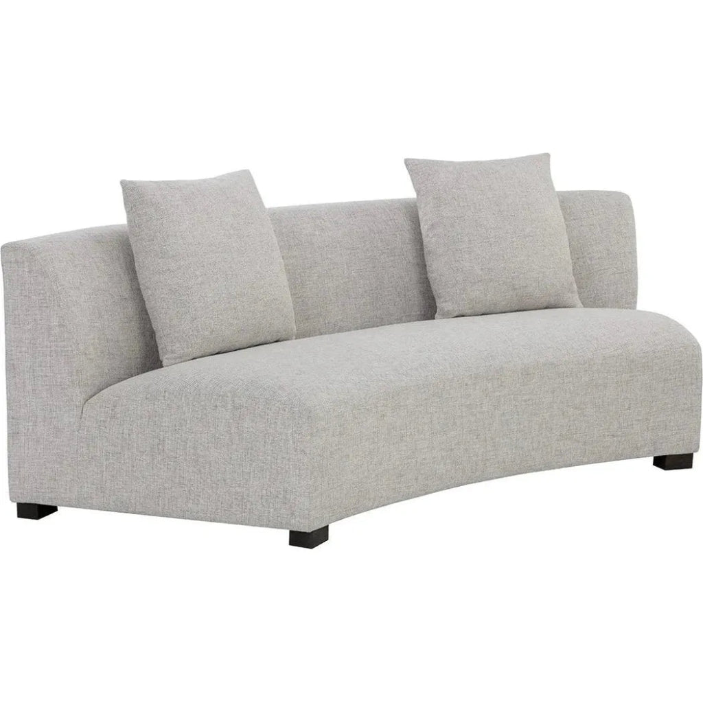 Sarasota Modular Sofa Rhapsody Greige Throw Pillows - LOOMLAN - SUNPAN - Modular Sofas