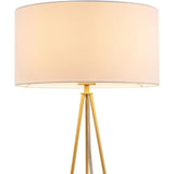 Sascha Table Lamp White & Gold - LOOMLAN - Zuo Modern - Table Lamps