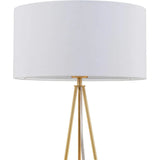 Sascha Table Lamp White & Gold - LOOMLAN - Zuo Modern - Table Lamps