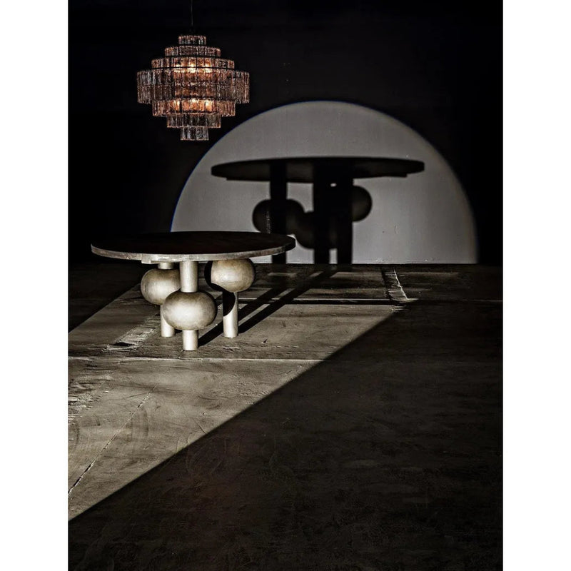 Satellite Black Steel and Glass Chandelier - LOOMLAN - Noir - Chandeliers