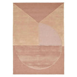 Satomy Rose Geometric Handmade Wool Rug - LOOMLAN - Linie Design - Area Rugs