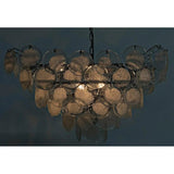 Scala Metal and Glass Chandelier - LOOMLAN - Noir - Chandeliers